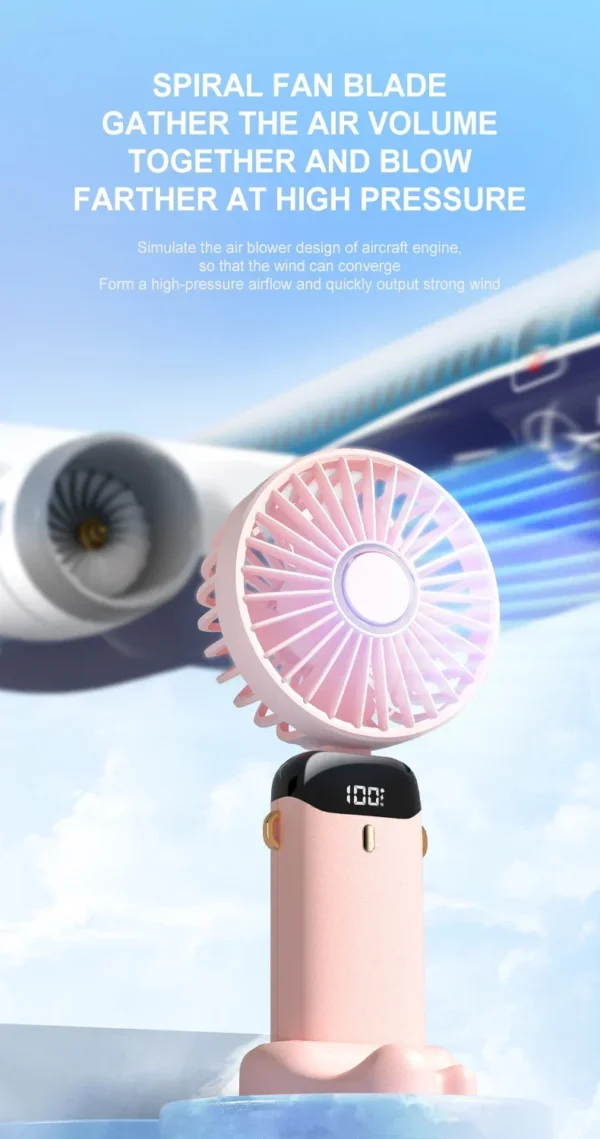 S7603974f7be348808803b7c39577ca67Q 5-Speed Foldable Neck Fan