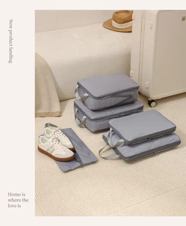 S9614dbc335644a7d867ce47c55fa5e37Z 4-Piece Travel Compression Packing Cubes