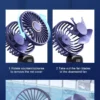 S973fdce2725e4645a37a9000ba36f0aag 5-Speed Foldable Neck Fan