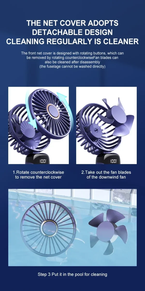 S973fdce2725e4645a37a9000ba36f0aag 5-Speed Foldable Neck Fan