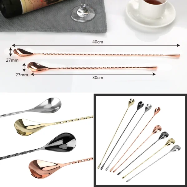 HLB1Rgb5XEvrK1RjSszfq6xJNVXaE.webp Stainless Steel Teardrop Bar Spoon