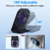 Magnetic USB Rechargeable Wall Fan