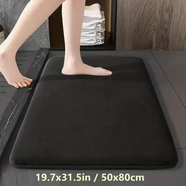 S59057bac43674ba58ace6c9715a5623eB.webp Non-Slip Suede Bath Mat
