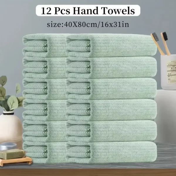 12 pcs Cotton Blend Towel