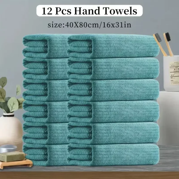 12 pcs Cotton Blend Towel