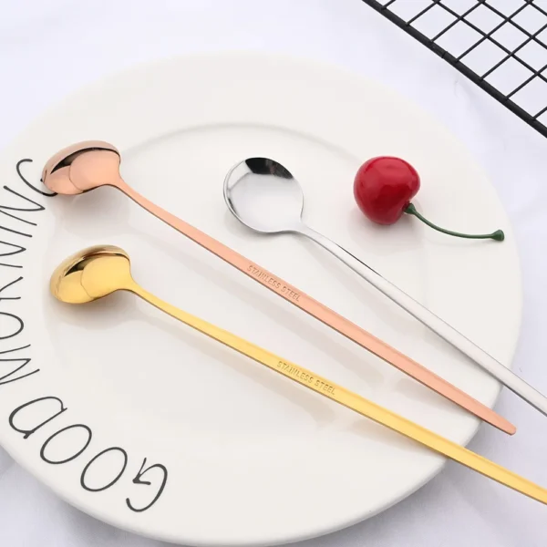 S9fc3aad76fc140749dcac56cd359a2cey.webp Long Handle Stirring Spoons Set of 6