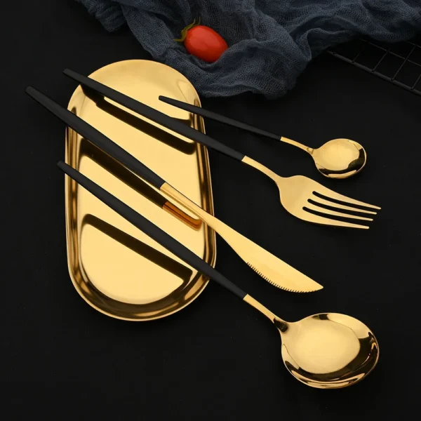 Sa11aa012152a4294ab5c32a04772cf38j.webp Stainless Steel Flatware Set 16 Piece