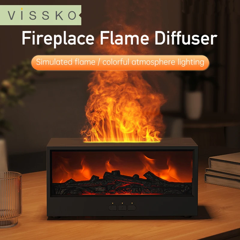 Fireplace Flame Aroma Humidifier
