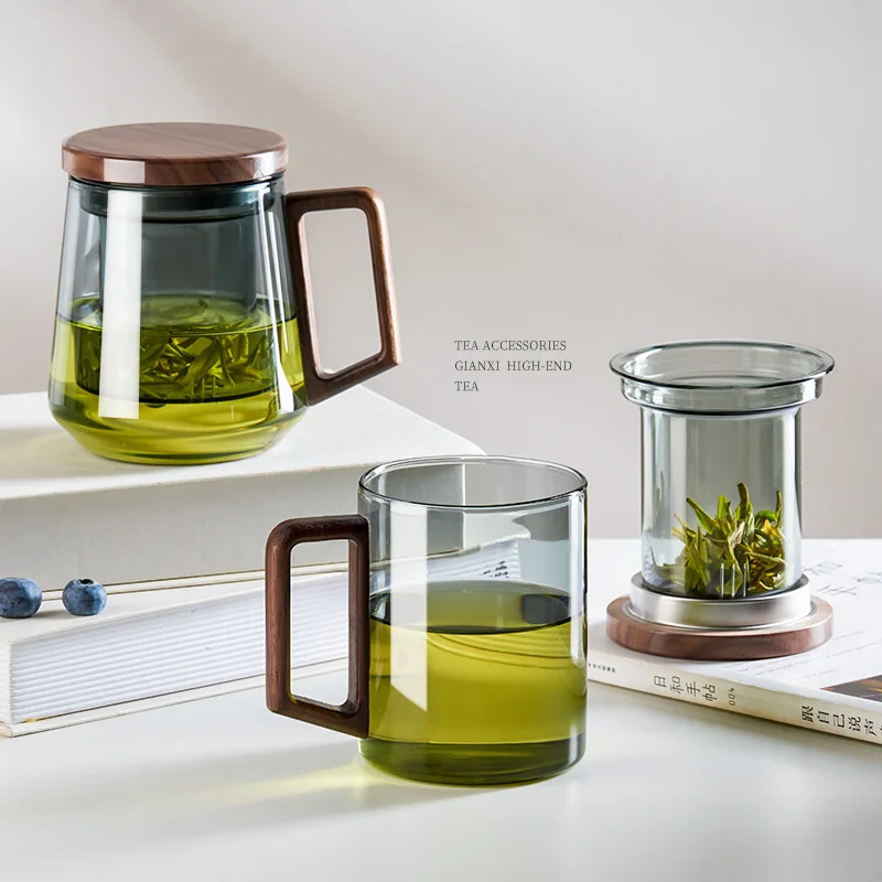 Glass Tea Infuser Mug