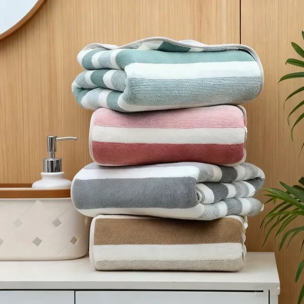 Polyester Bath Towel Set