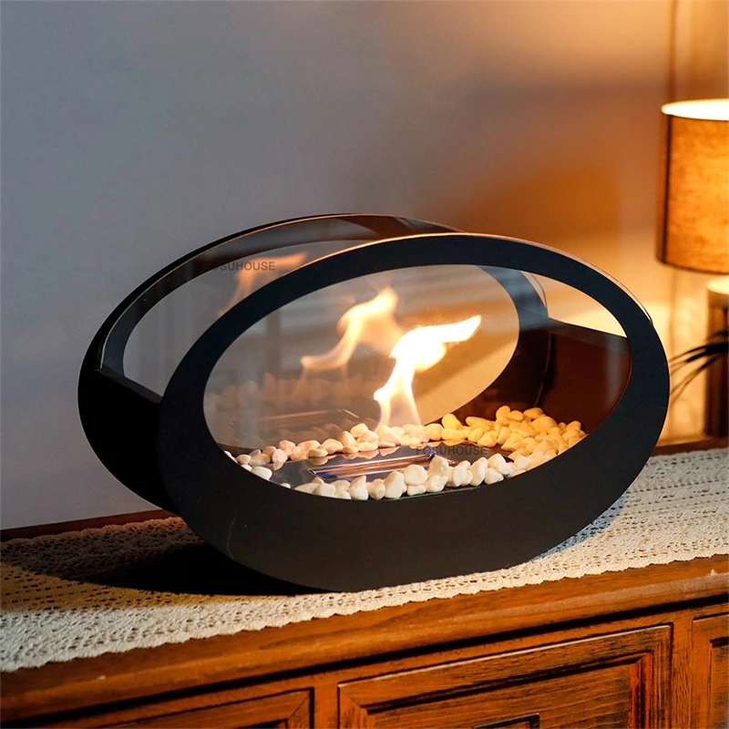 Nordic Glass Tabletop Fireplace