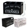 Wooden Kitchen Utensils Holder (10) Wooden Kitchen Utensils Holder