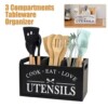 Wooden Kitchen Utensils Holder (8) Wooden Kitchen Utensils Holder