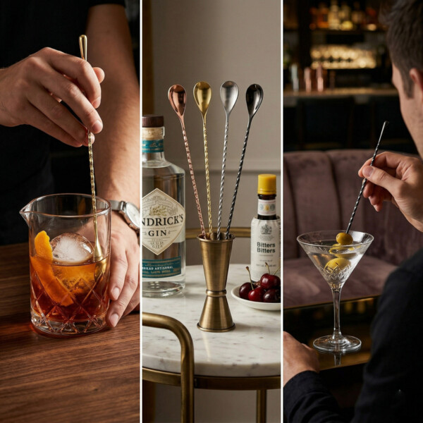 long spoons set Stainless Steel Cocktail Spoon