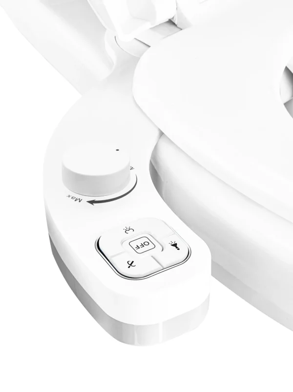 Self-Cleaning Dual Nozzle Bidet Attachment