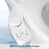 Non‑Electric Bidet Attachment Dual Nozzle Front & Rear Wash Self‑Cleaning