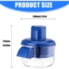 fruits and veggies peeler size chart
