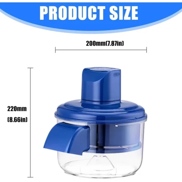 fruits and veggies peeler size chart