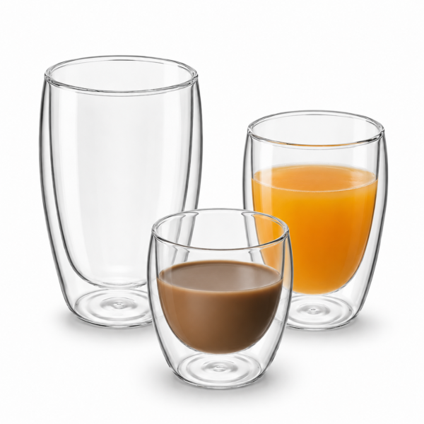 double wall glass cups