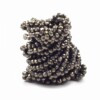 faceted pyrite spacer beads