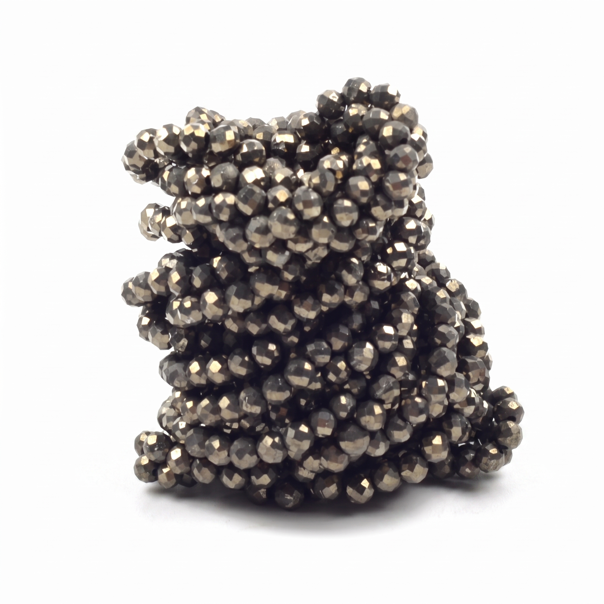 faceted pyrite spacer beads faceted pyrite spacer beads