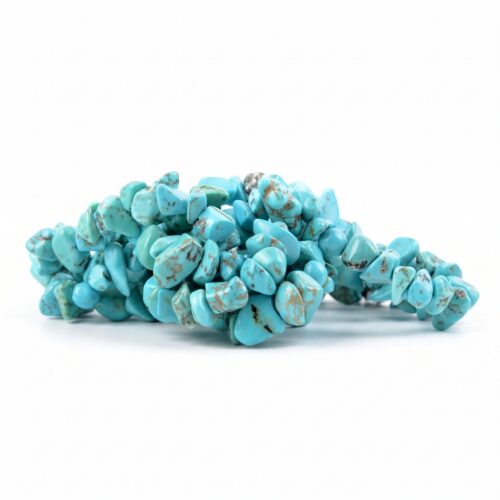 green turquoise chip beads