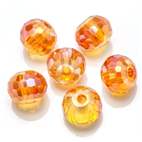 Faceted Crystal Spacer Beads