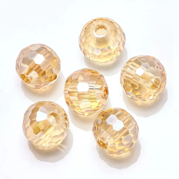 Faceted Crystal Spacer Beads
