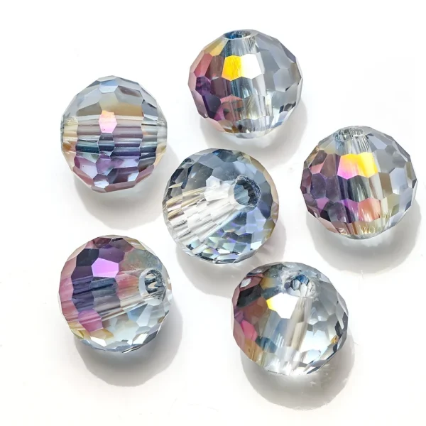 Faceted Crystal Spacer Beads