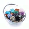 heart crystal gravel stones