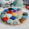 heart crystal gravel stones