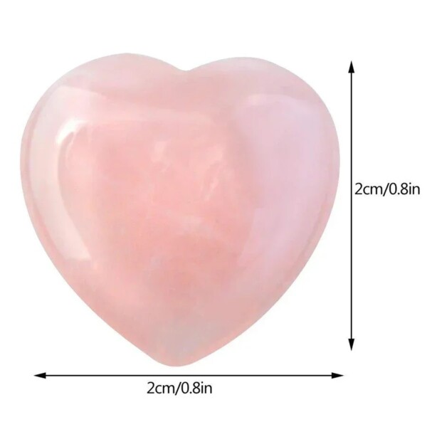 heart crystal gravel stones