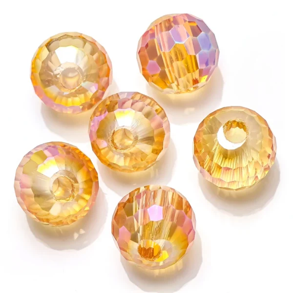 Faceted Crystal Spacer Beads