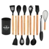S098b27fdcfc140cf853a0ae29e8b198aQ.webp Silicone Kitchen Utensil Set