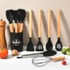 S225a04450b584fc8854af4e328413681x.webp Silicone Kitchen Utensil Set