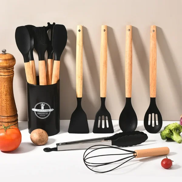 S225a04450b584fc8854af4e328413681x.webp Silicone Kitchen Utensil Set