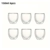 Double Wall Borosilicate Glass Cup Set