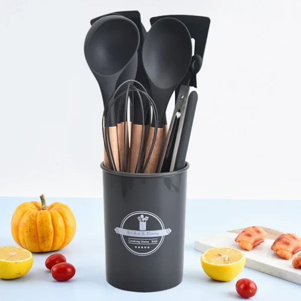Sad679fea1ede4657921121d2ce39e5cdT.webp Silicone Kitchen Utensil Set