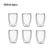 Double Wall Borosilicate Glass Cup Set