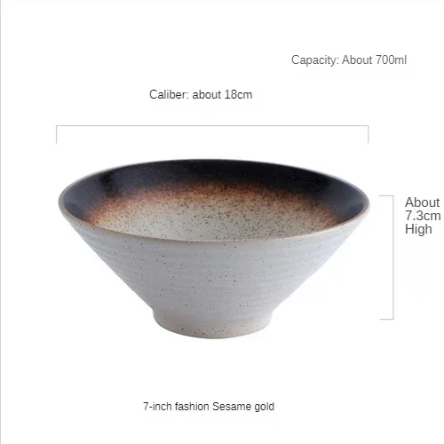 Japanese Ceramic Ramen Bowl