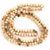 Hematite Cube Spacer Beads
