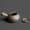 Japanese Style Coarse Pottery Teapot