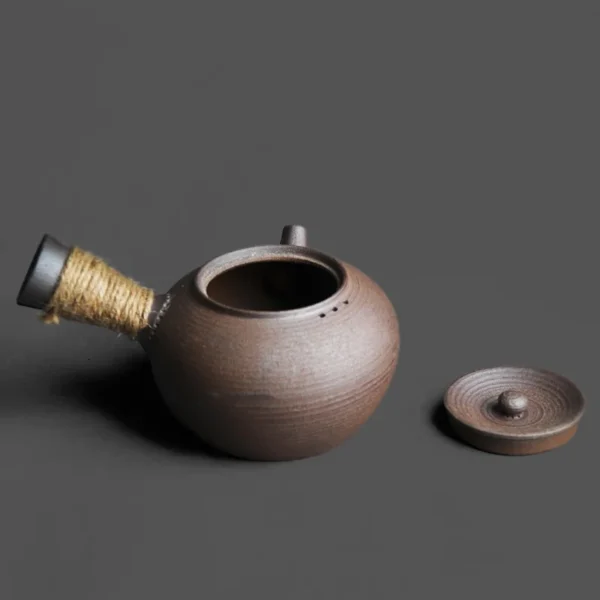 Japanese Style Coarse Pottery Teapot