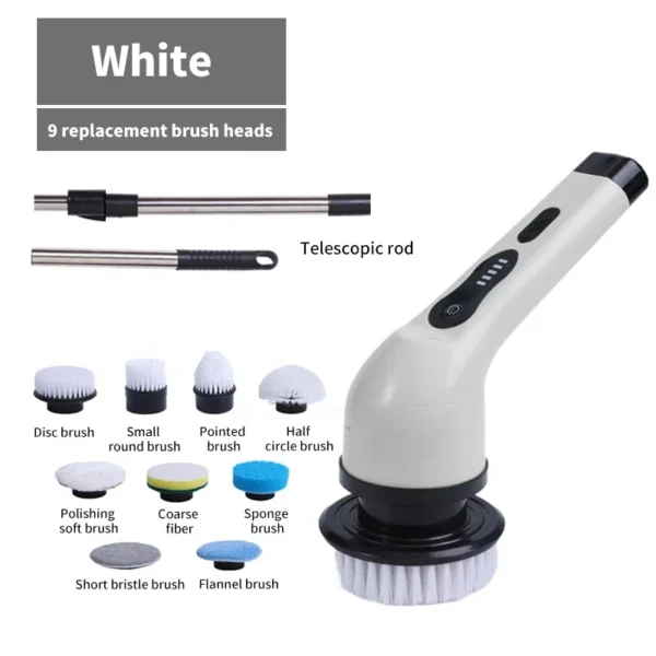 Electric Spin Scrubber Set