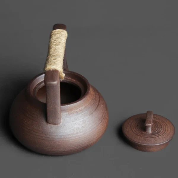 Japanese Style Coarse Pottery Teapot