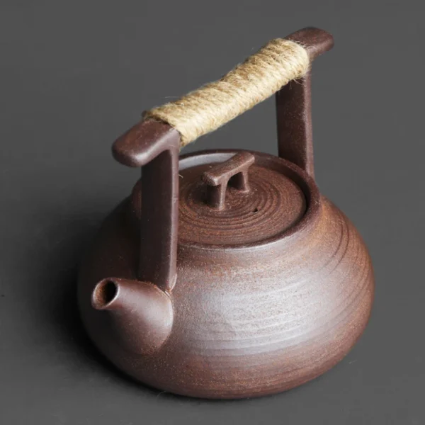 Japanese Style Coarse Pottery Teapot