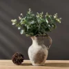 Handmade Terracotta Handle Vase