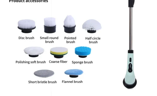 Electric Spin Scrubber Set