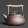 Japanese Style Coarse Pottery Teapot