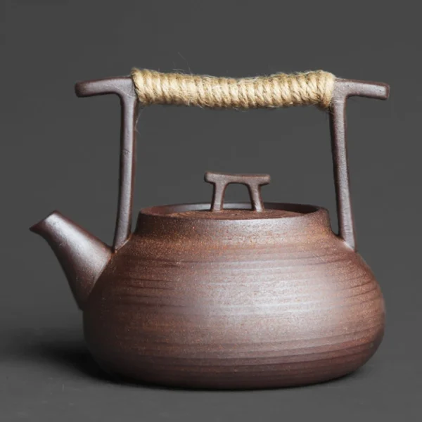 Japanese Style Coarse Pottery Teapot